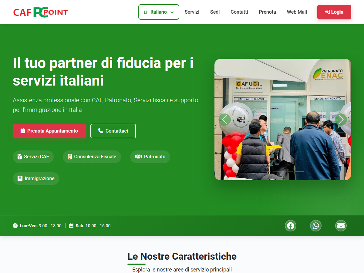 CAF PC POINT agency website